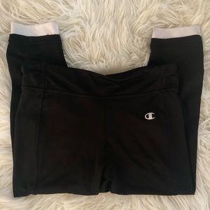 81- Champion Capri Two Tone Leggings